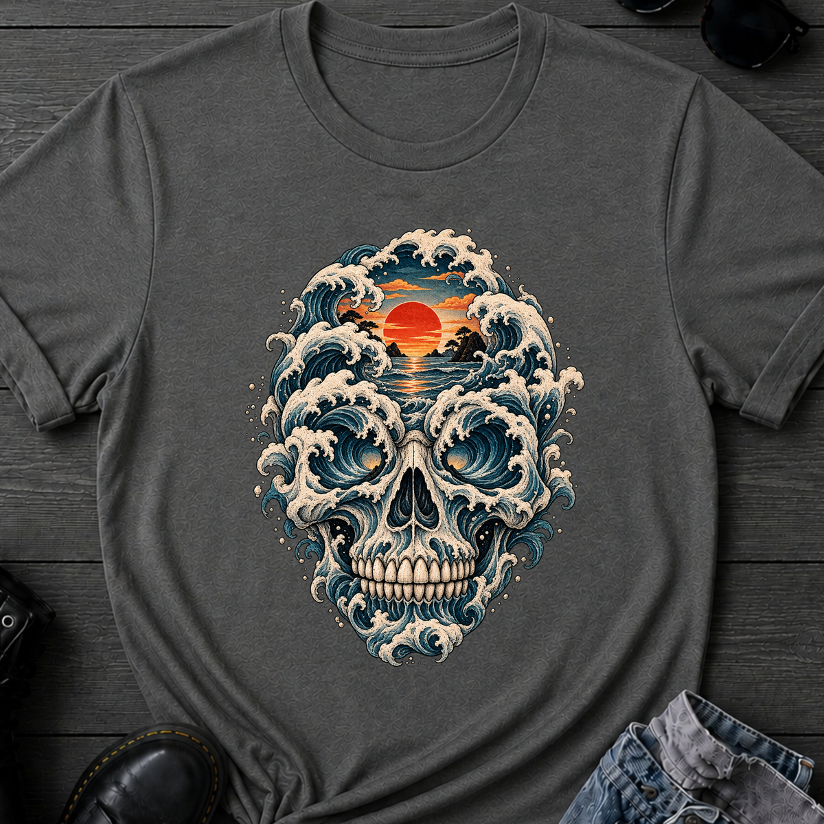 Death Comes In Waves T-Shirt