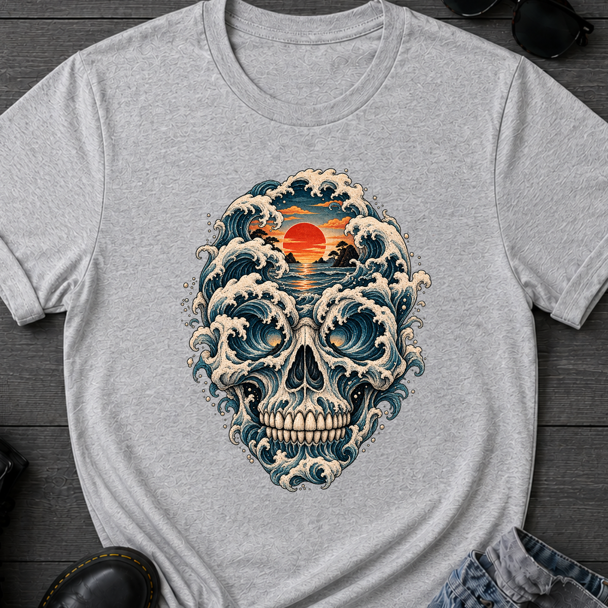 Death Comes In Waves T-Shirt