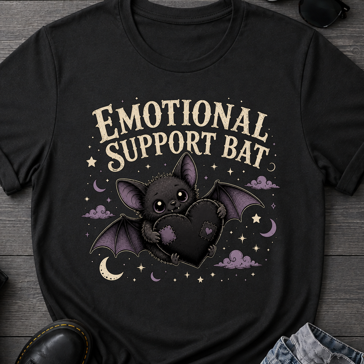 Emotional Support Bat T-Shirt