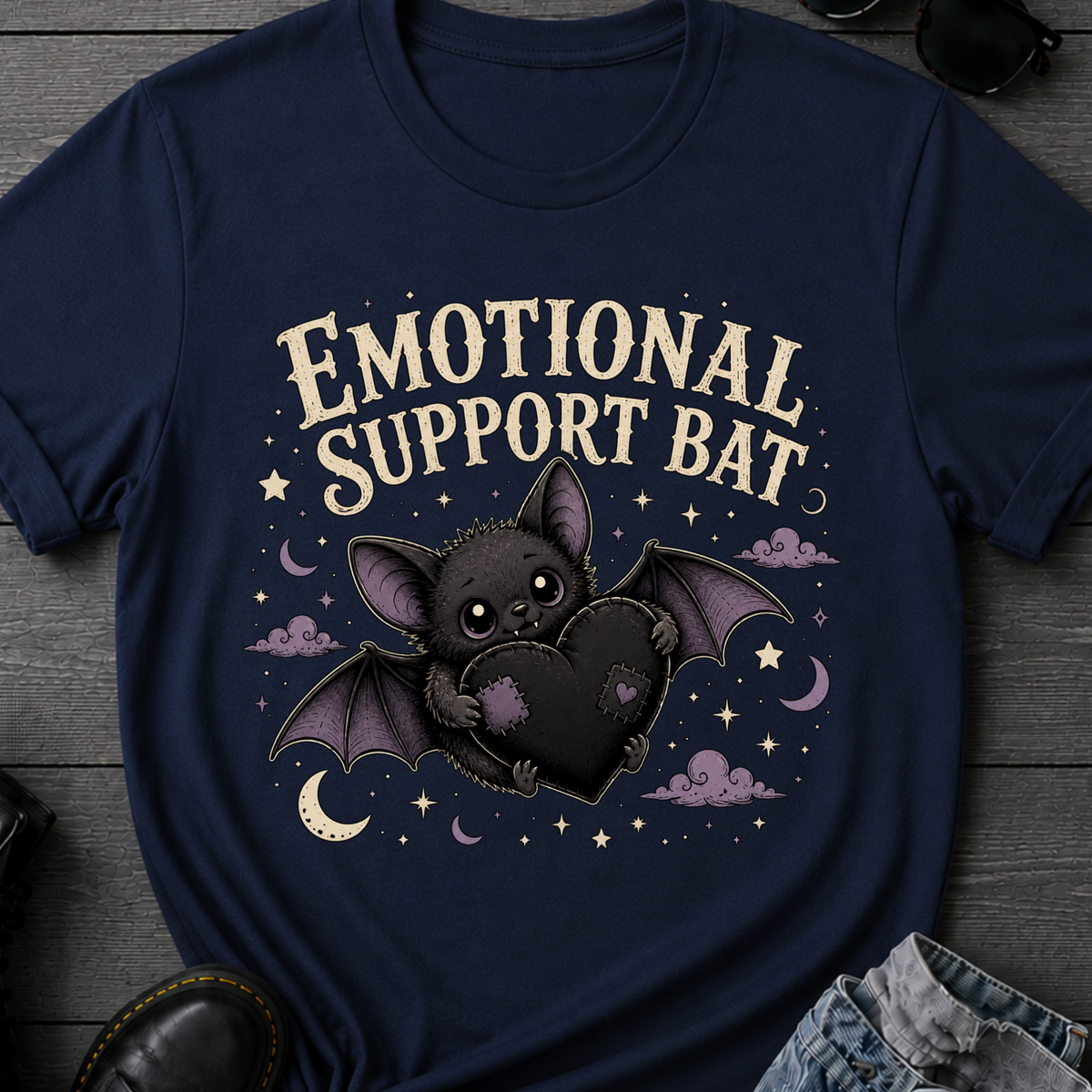 Emotional Support Bat T-Shirt
