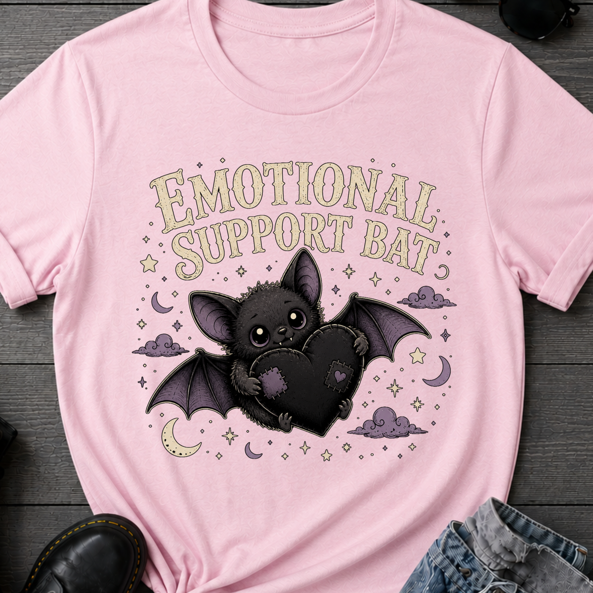 Emotional Support Bat T-Shirt