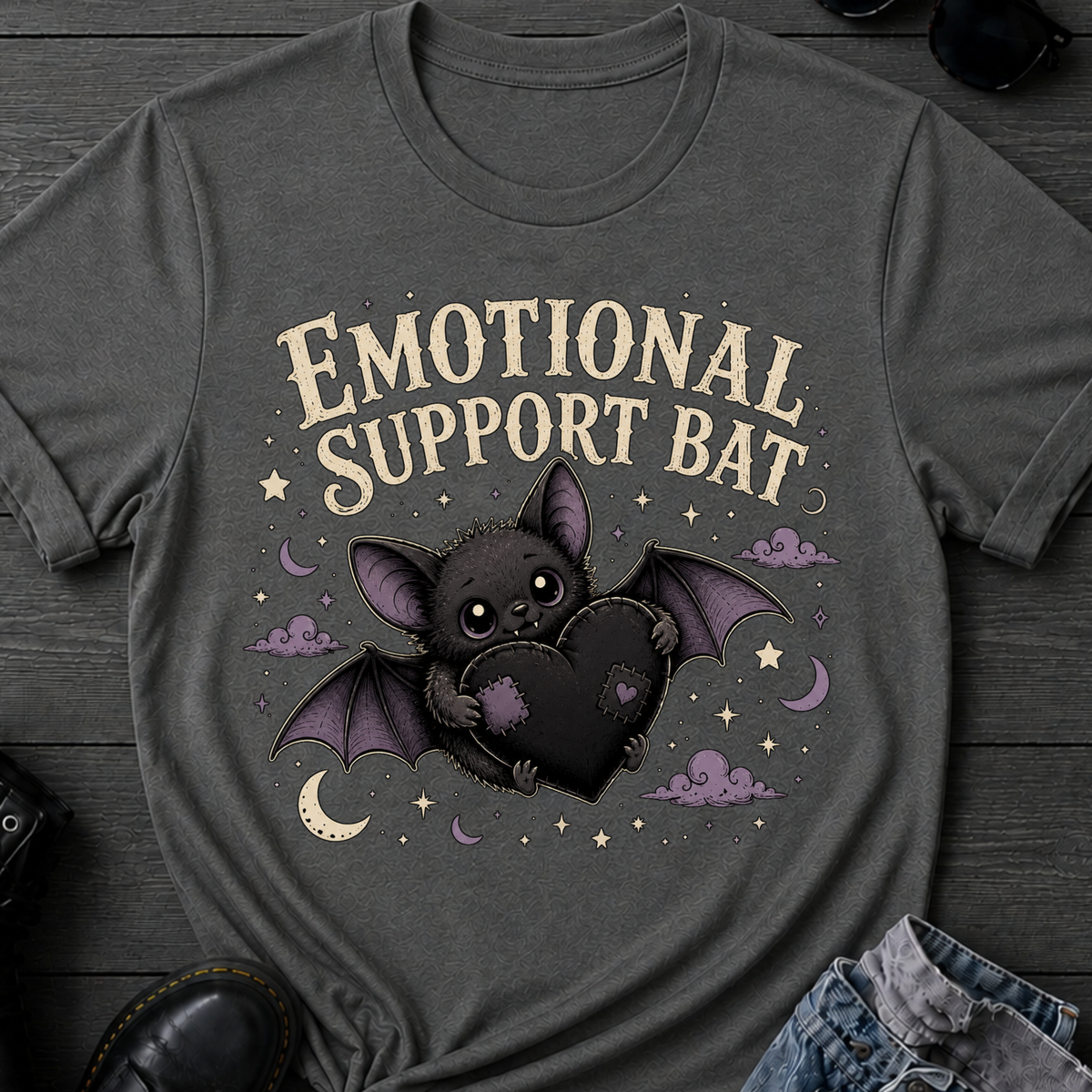 Emotional Support Bat T-Shirt