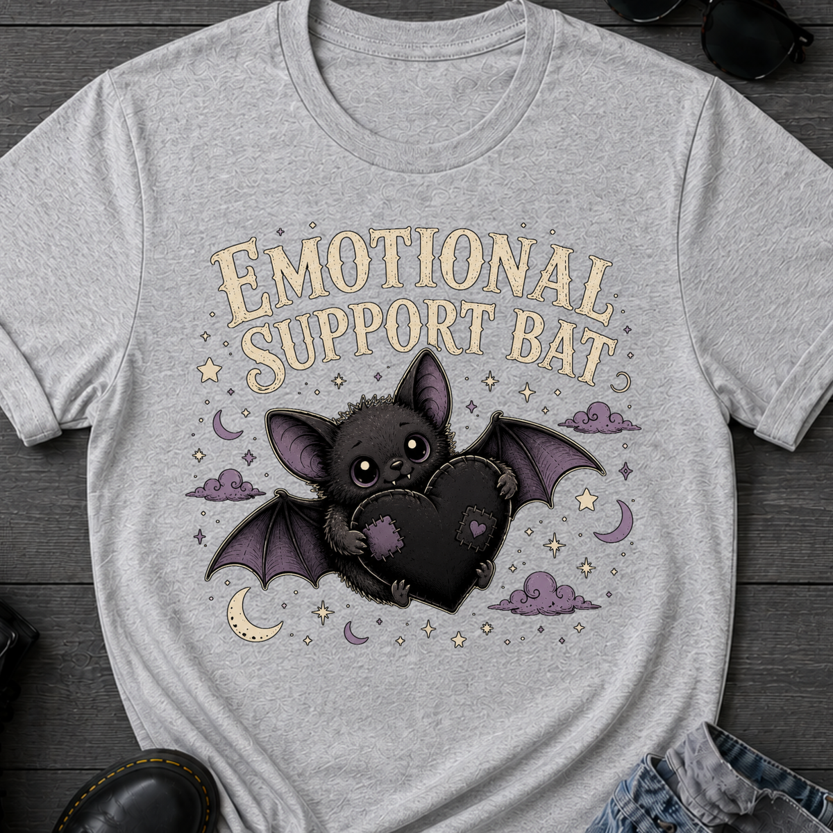 Emotional Support Bat T-Shirt