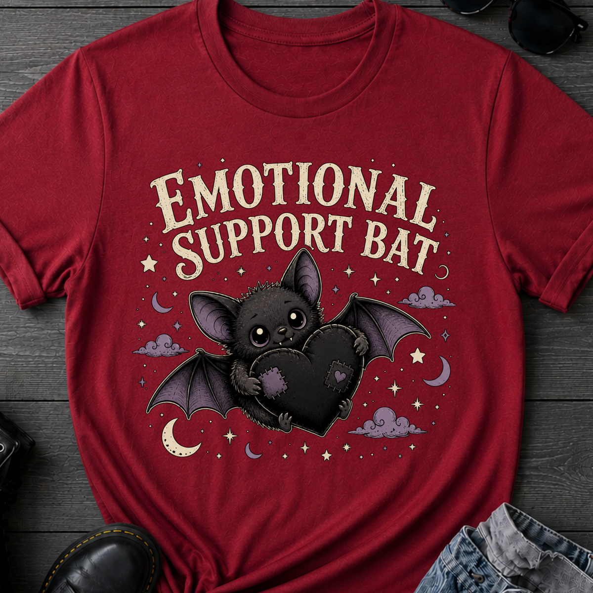 Emotional Support Bat T-Shirt