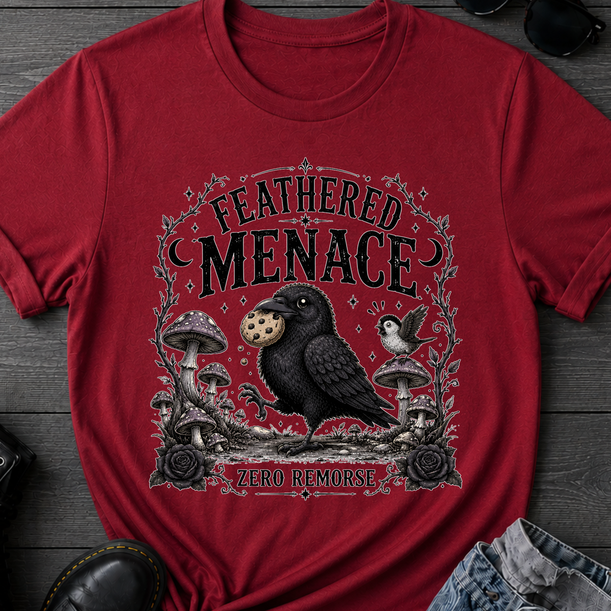 Feathered MenaceT-Shirt