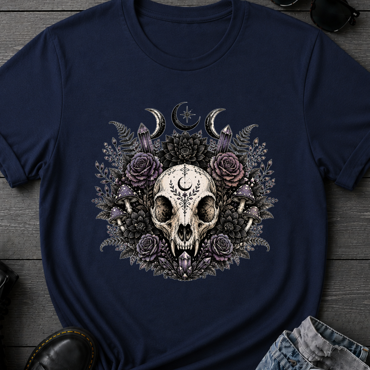 Where Darkness Blooms T-Shirt