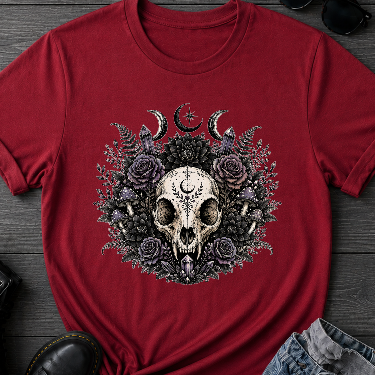 Where Darkness Blooms T-Shirt