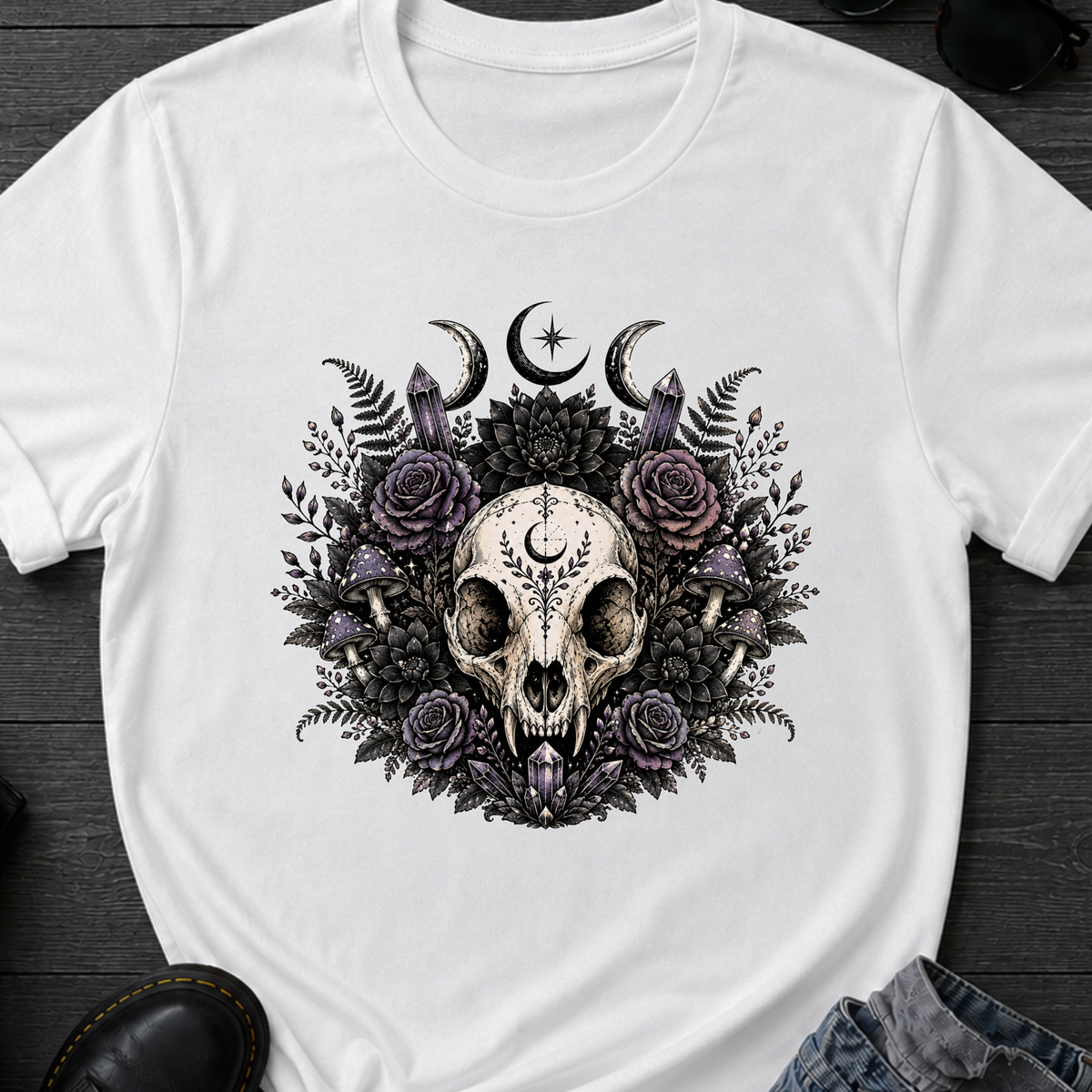 Where Darkness Blooms T-Shirt