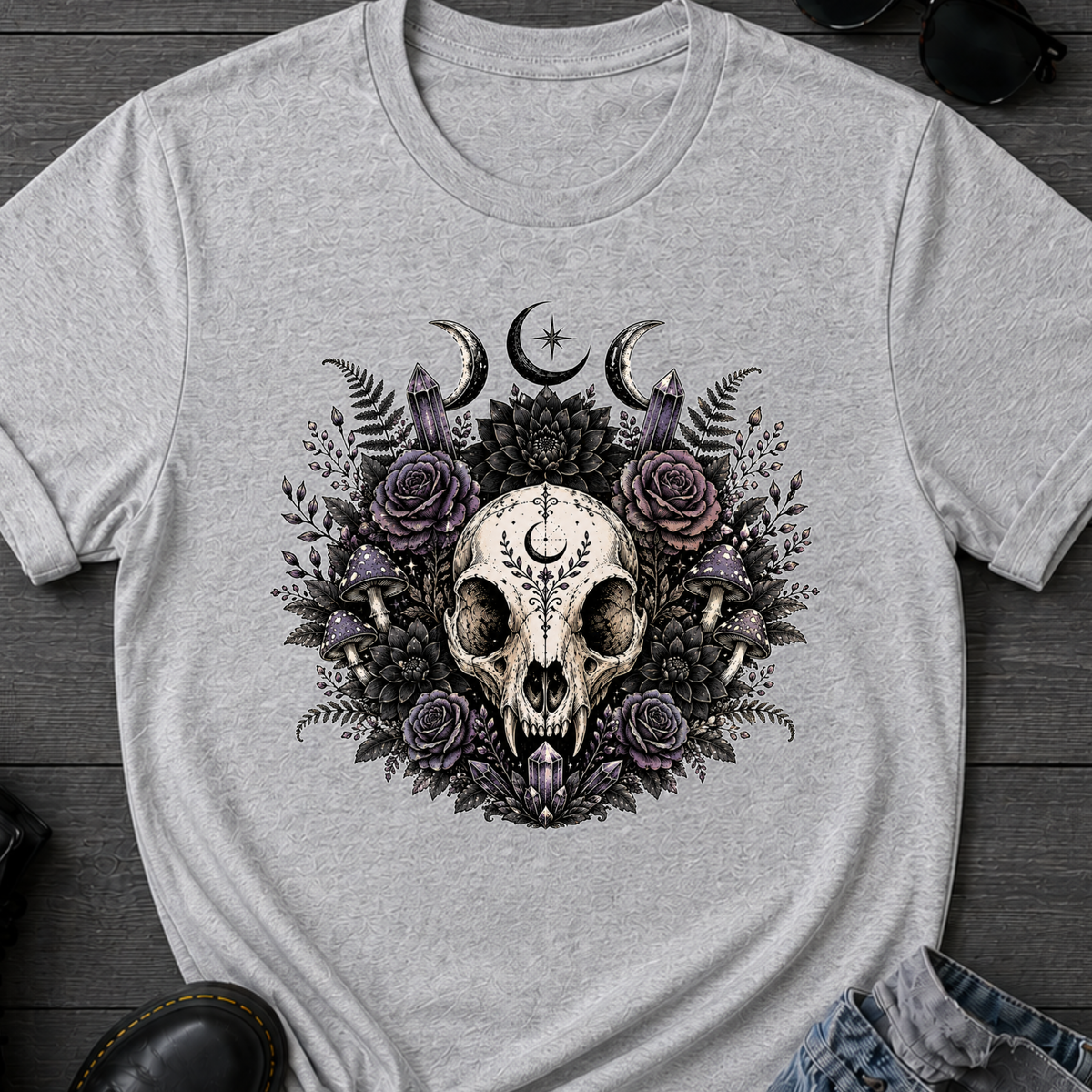 Where Darkness Blooms T-Shirt