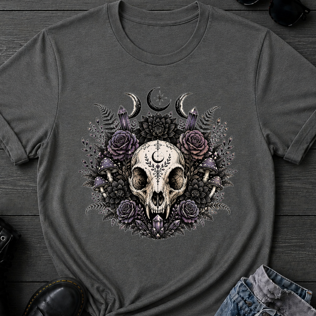 Where Darkness Blooms T-Shirt