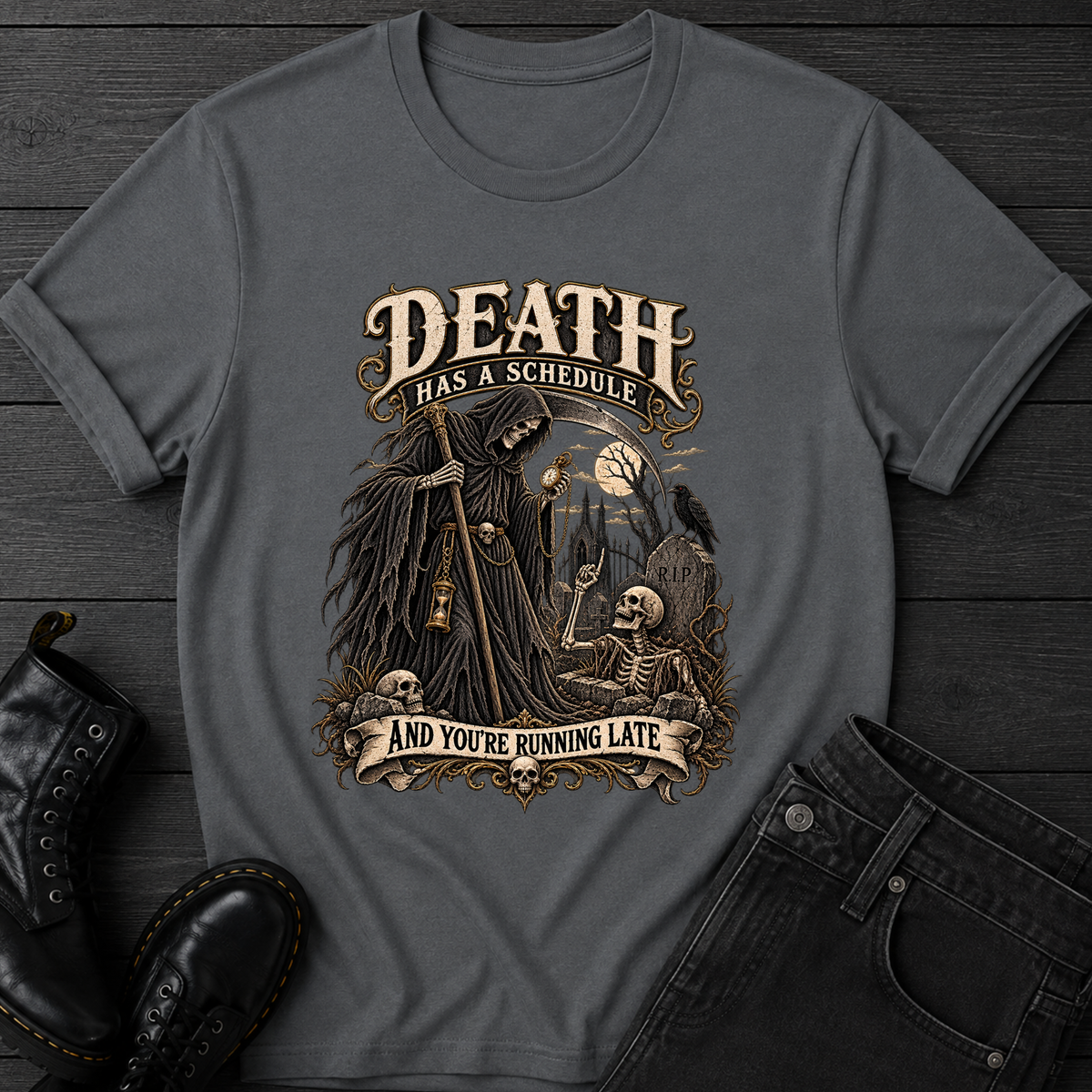 Death Has A Schedule T-Shirt