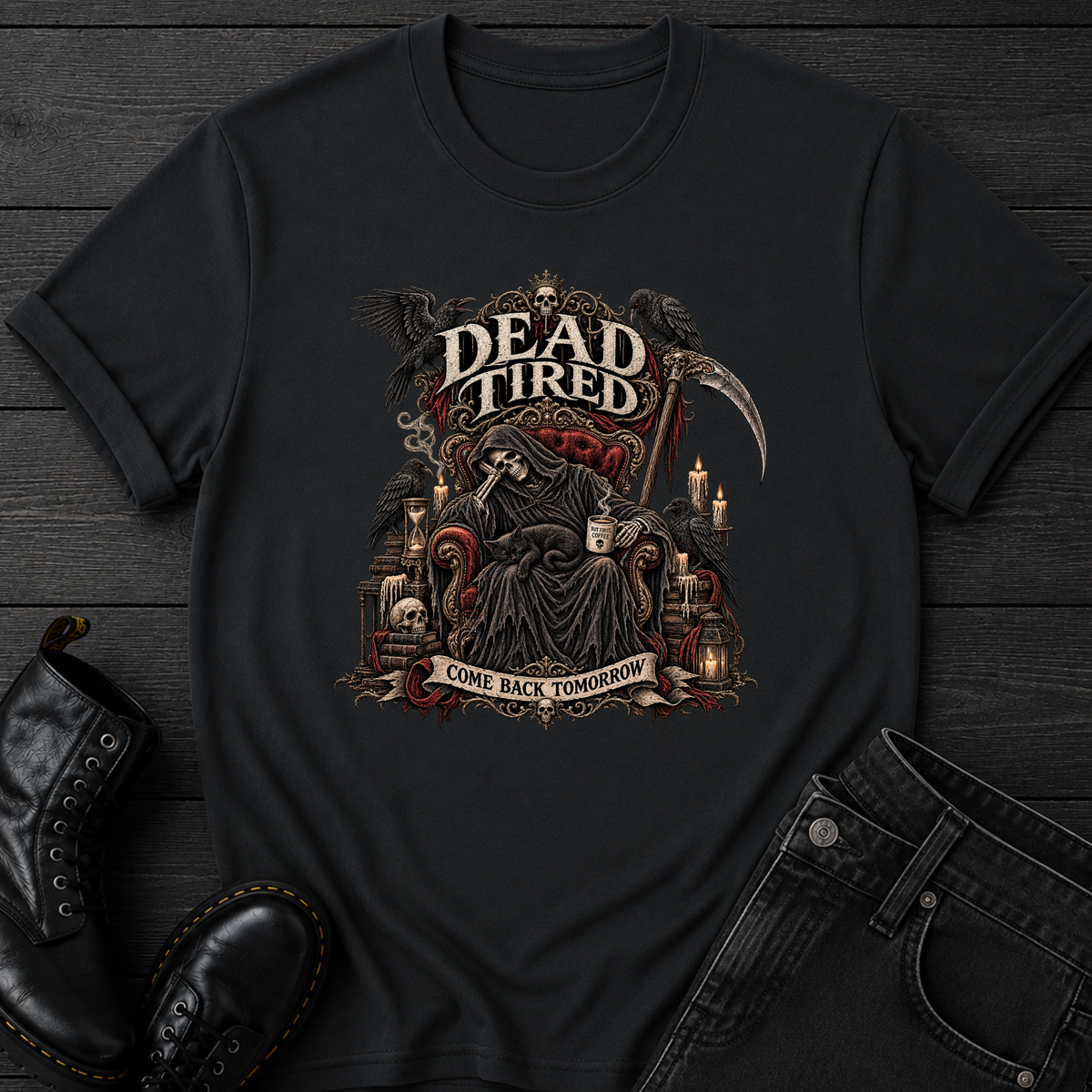 Grim's Dead Tired T-Shirt