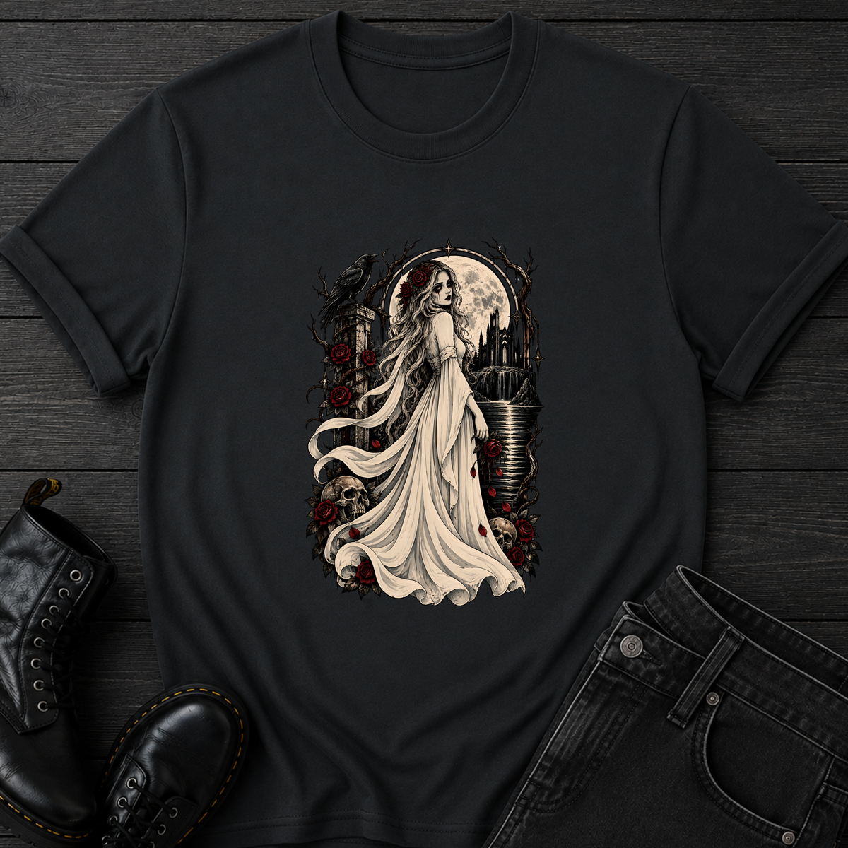 Woman In White T-Shirt