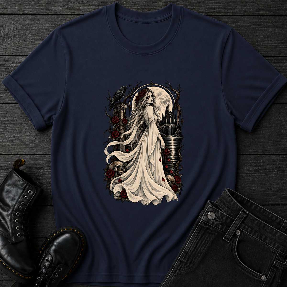 Woman In White T-Shirt
