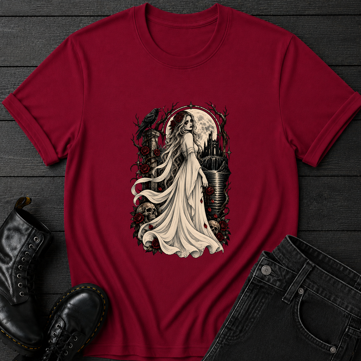 Woman In White T-Shirt