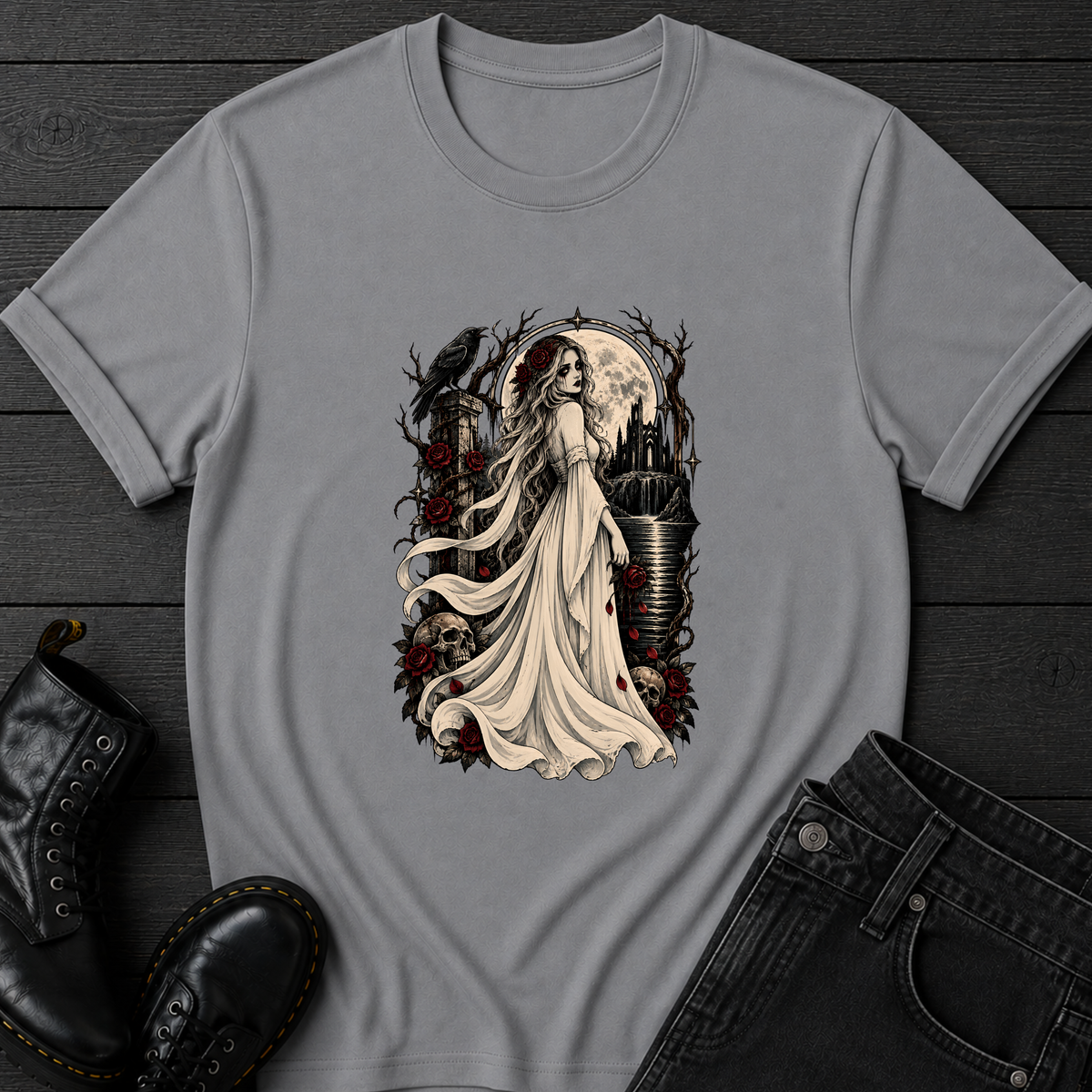 Woman In White T-Shirt