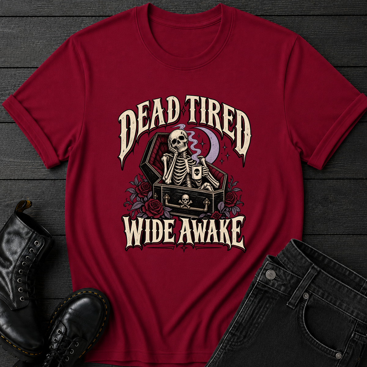 Dead Tired Wide Awake T-Shirt