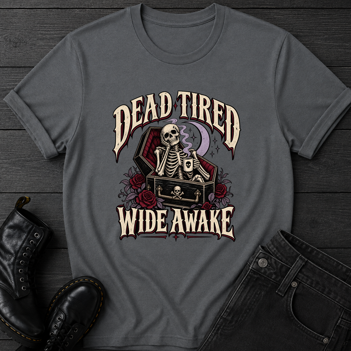 Dead Tired Wide Awake T-Shirt