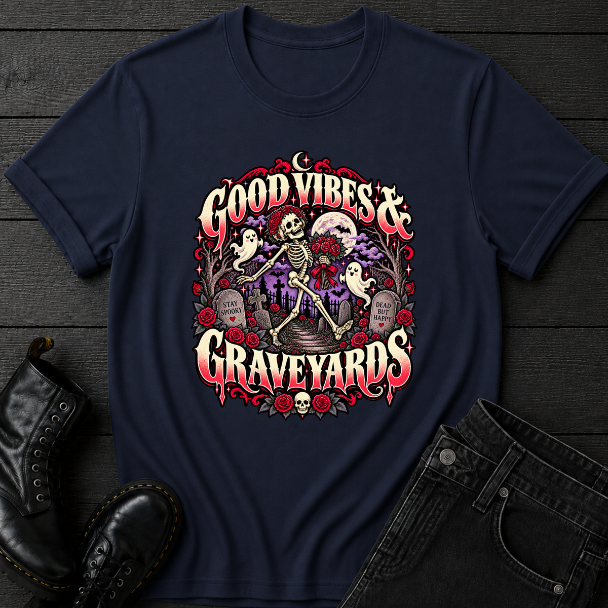 Good Vibes & Graveyards T-Shirt