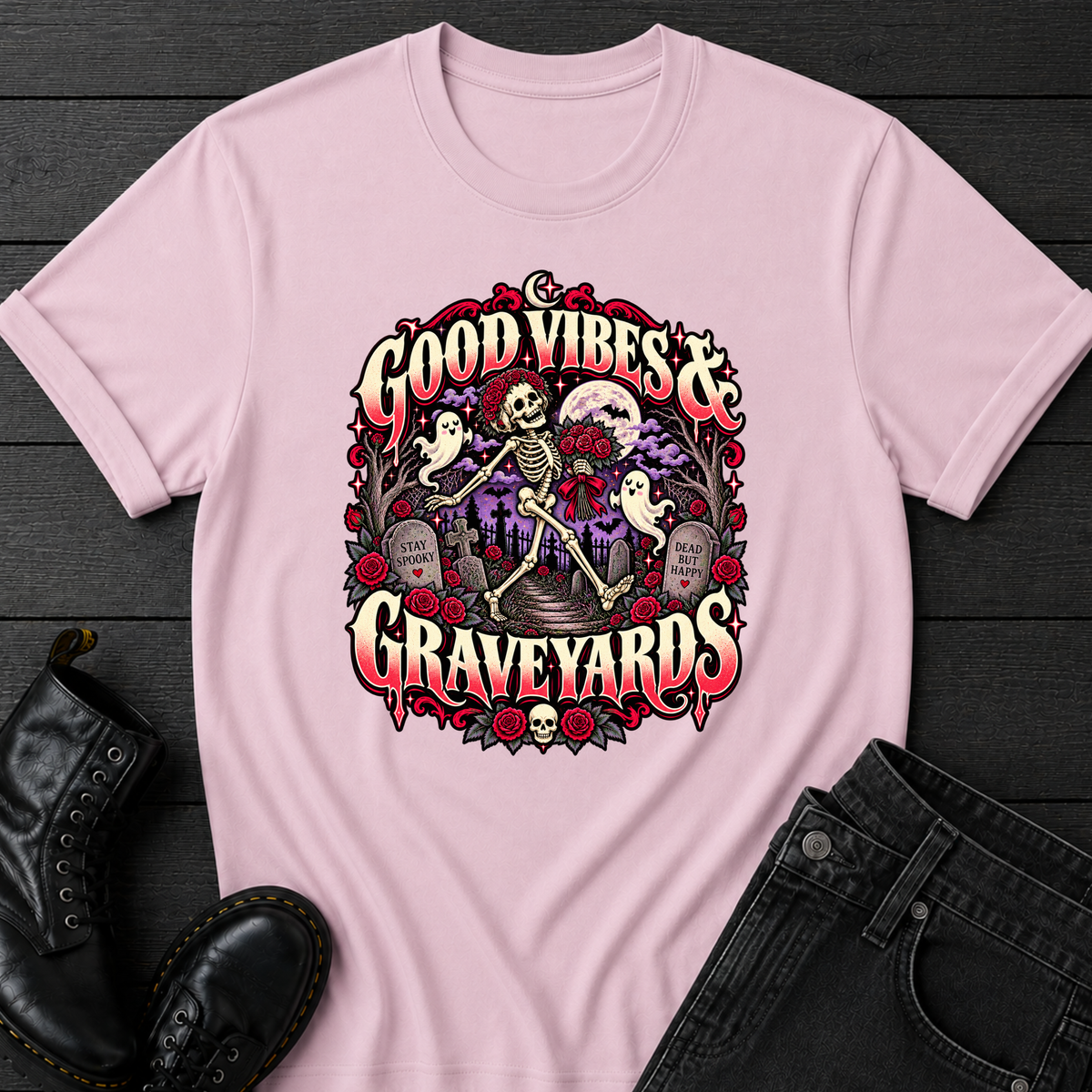 Good Vibes & Graveyards T-Shirt