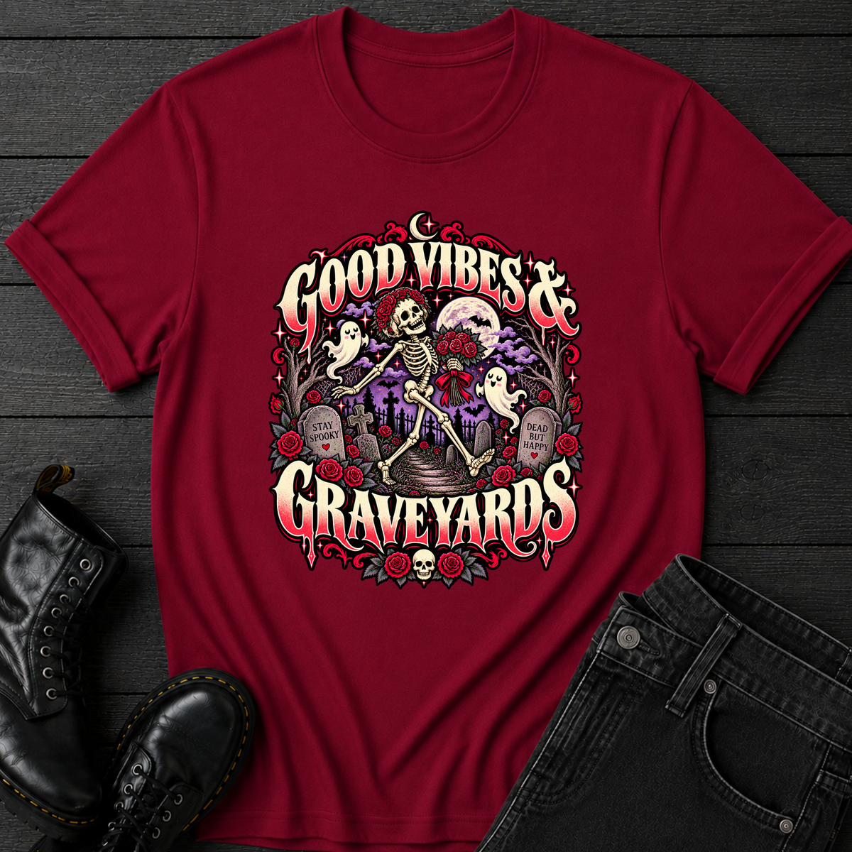 Good Vibes & Graveyards T-Shirt