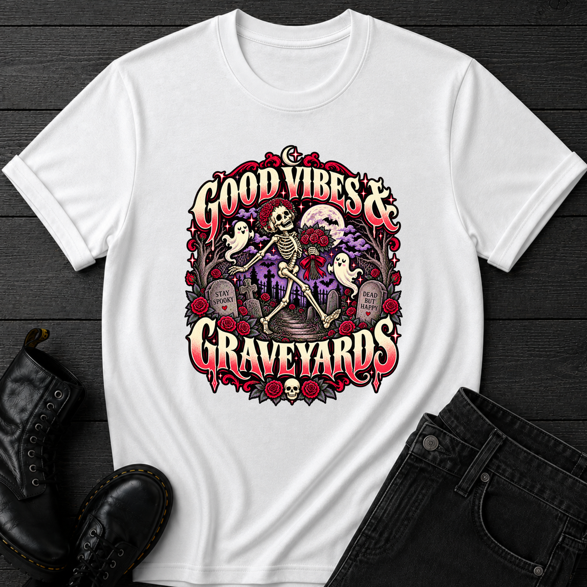 Good Vibes & Graveyards T-Shirt