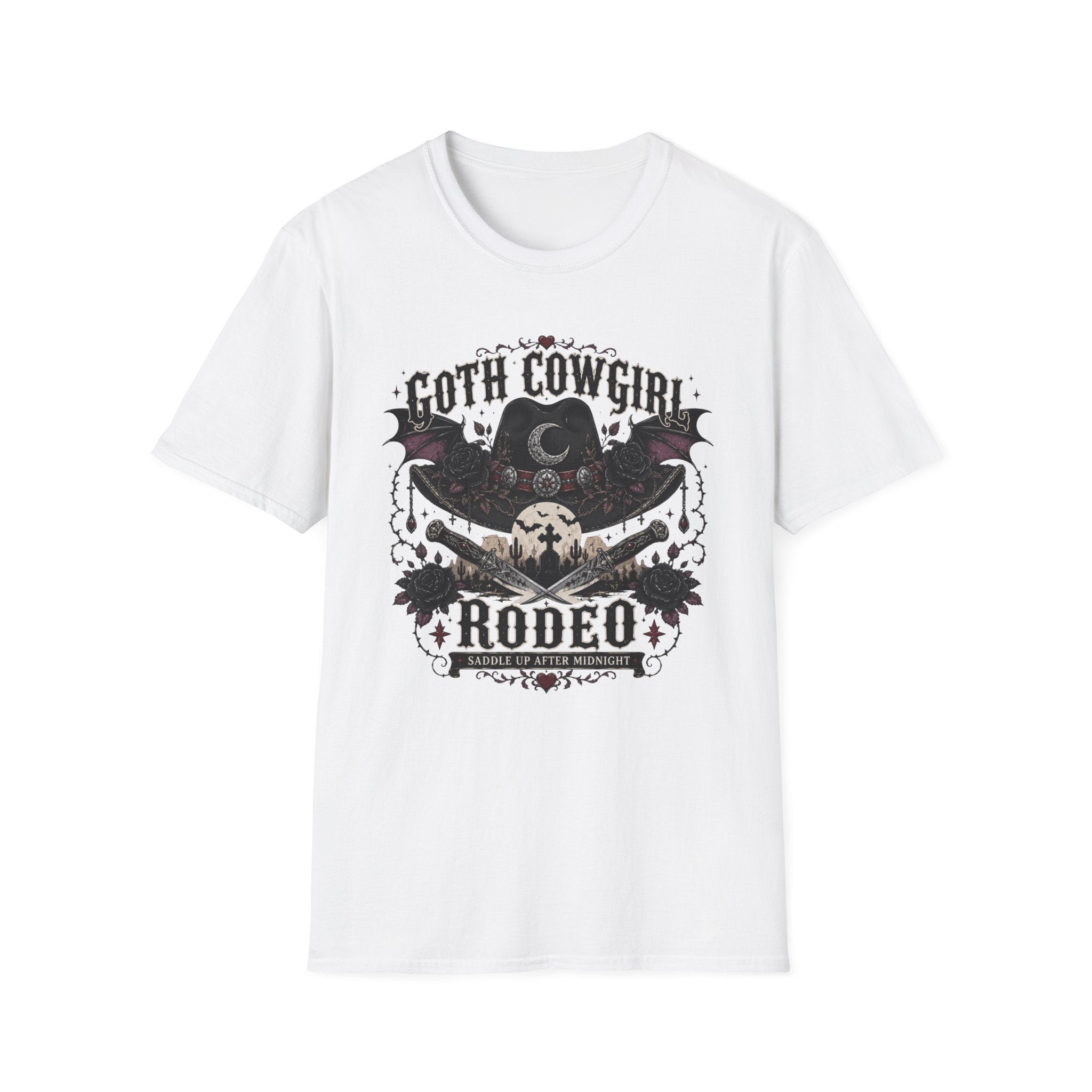 Gothic Cowgirl Rodeo T-Shirt