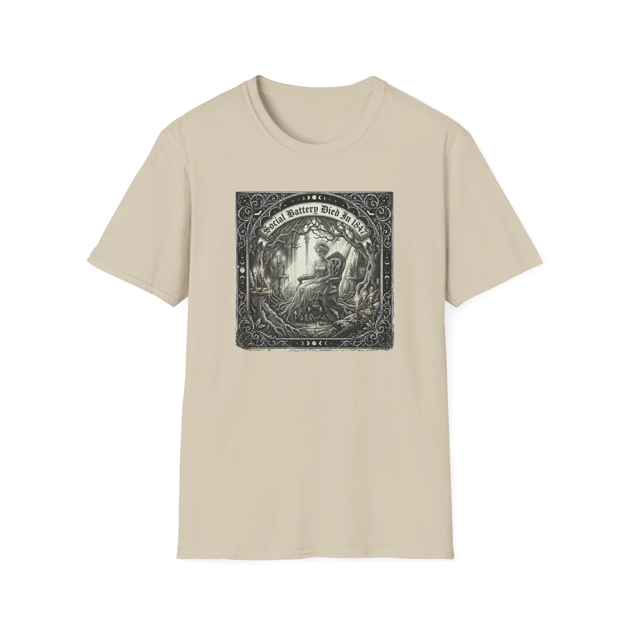 Social Battery Died In 1847 T-Shirt