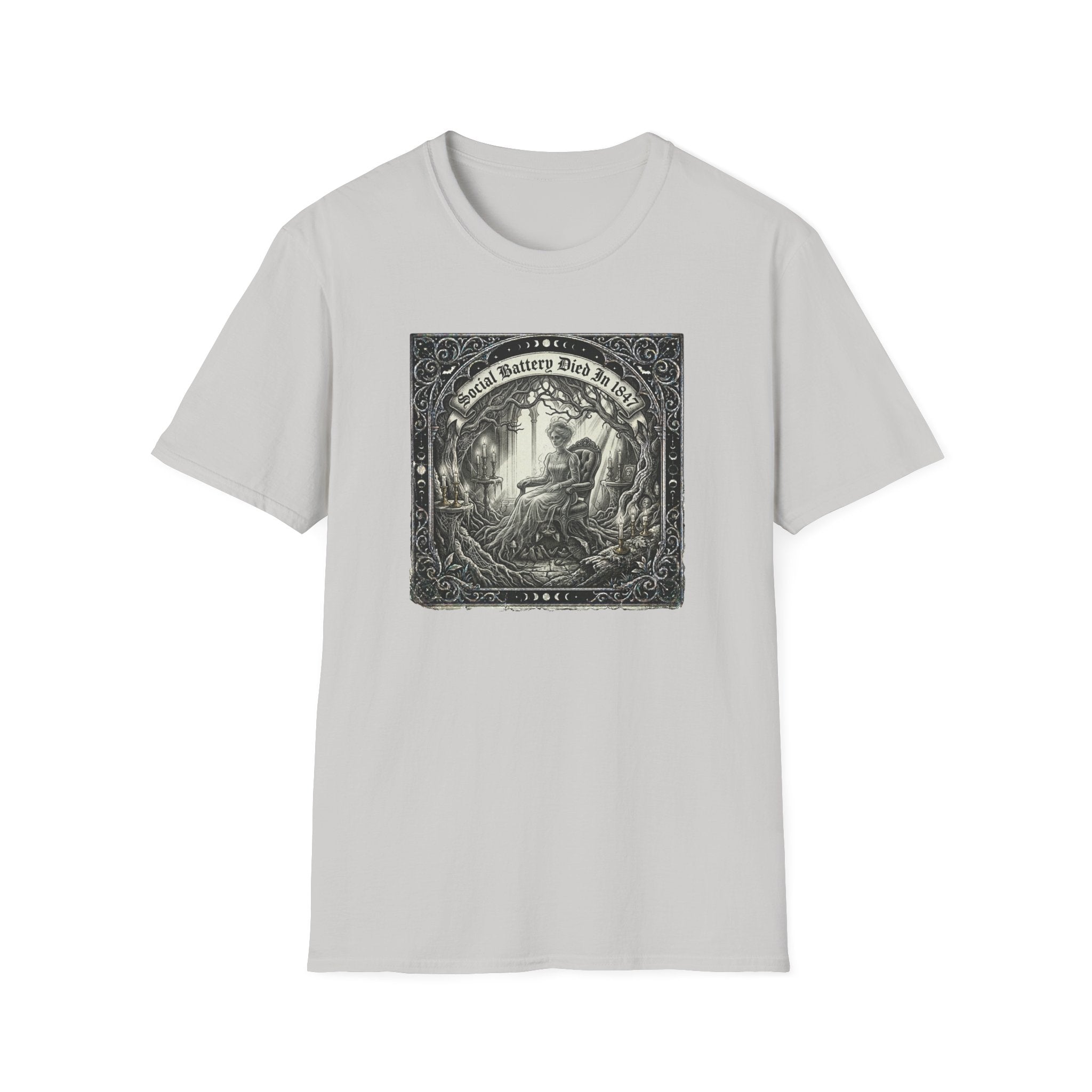 Social Battery Died In 1847 T-Shirt