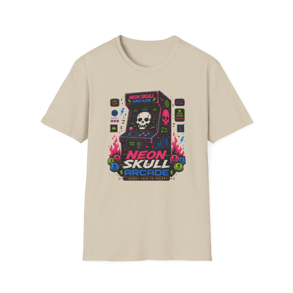 Neon Skull Arcade T-Shirt