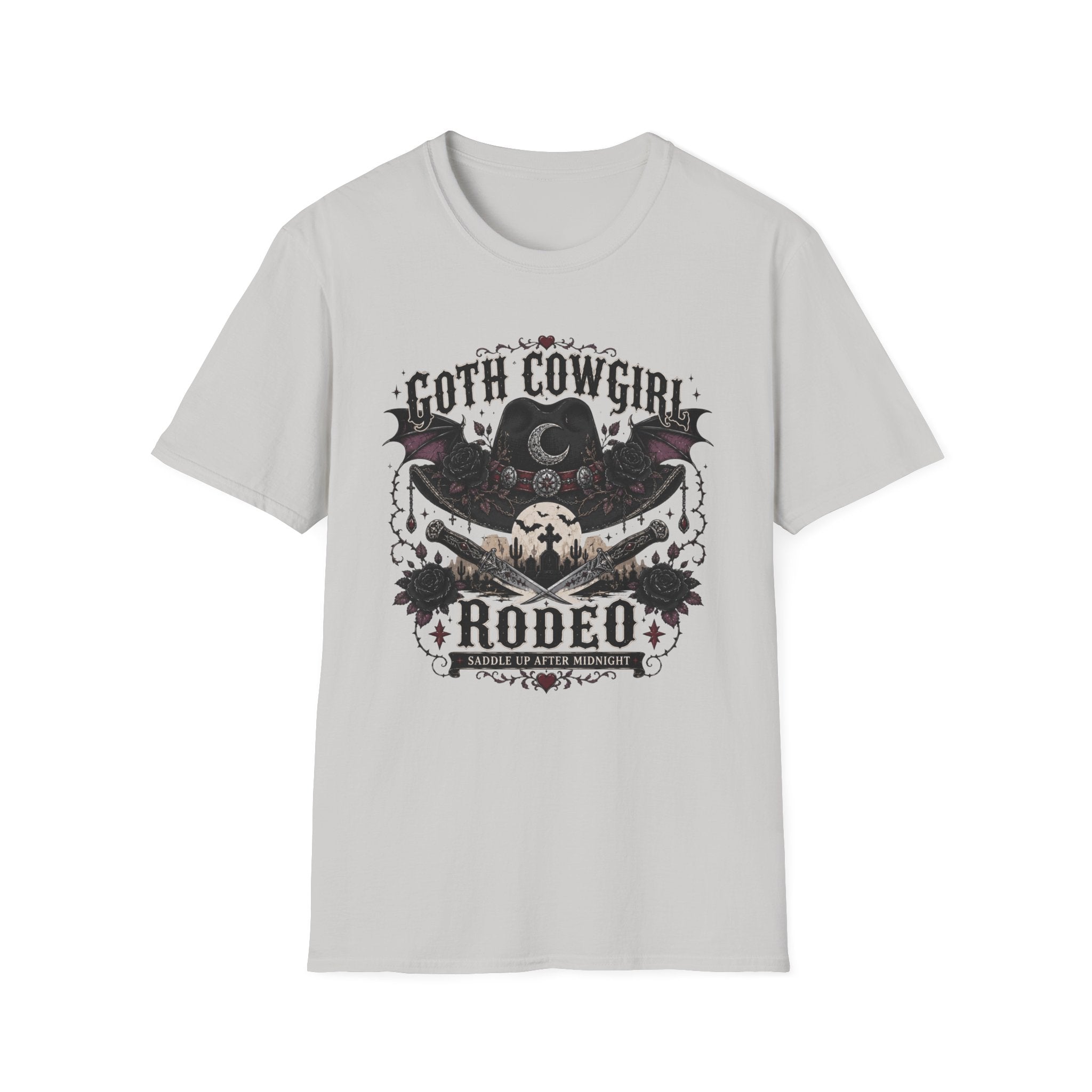 Gothic Cowgirl Rodeo T-Shirt